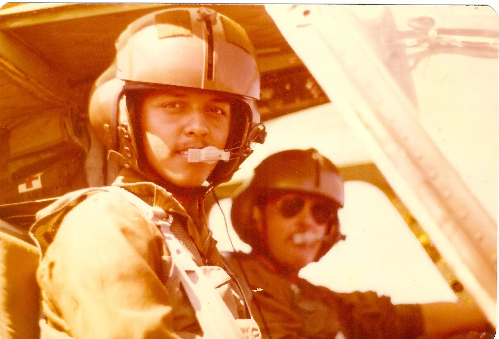 Jim Piloting OH58 Scout Helicopter